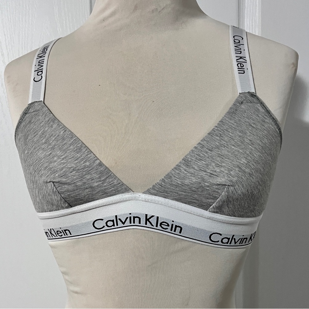 Calvin Klein Women's Modern Unlined Bralette -‎ Sz S